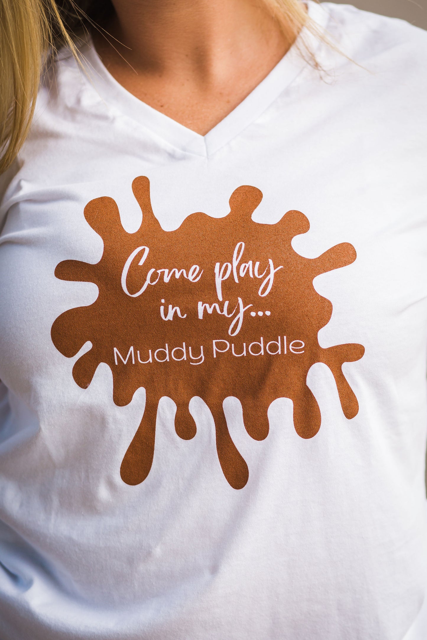 Come play in my…Women's Relaxed Jersey V-Neck