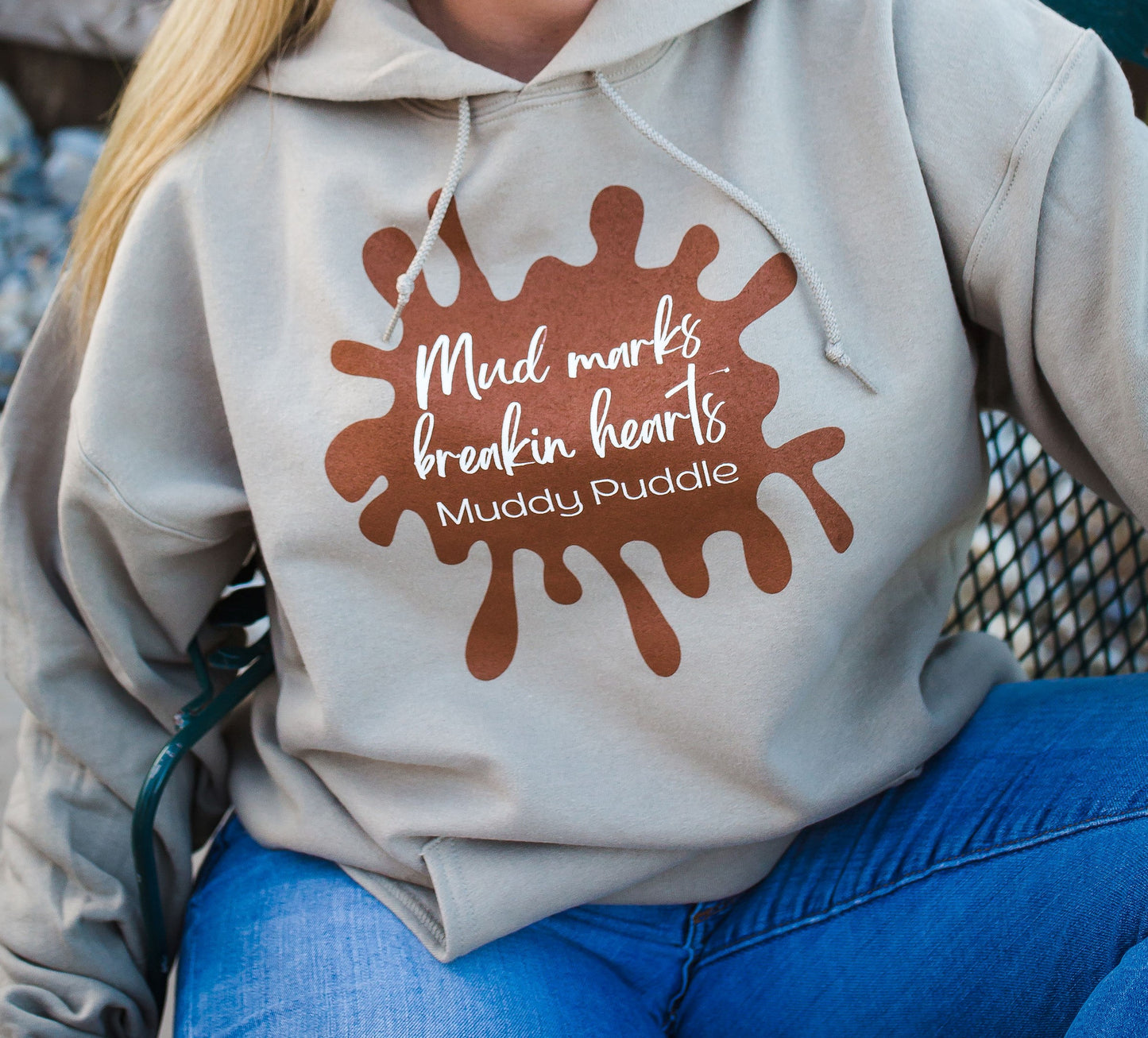 Mud Marks Breakin Hearts Hoodie