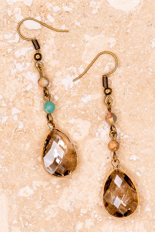 Faye Earring Imperial Jasper