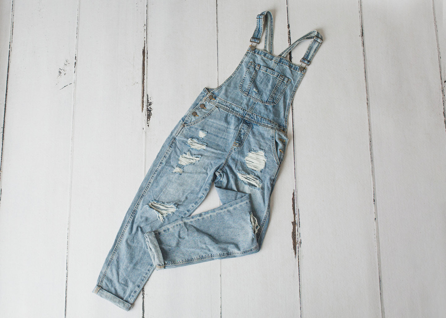 Denim Boyfriend Overall